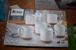 *Mesa 6pc Textured Mug Set