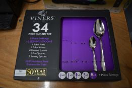 *Viners Stainless Steel Part Cutlery Set