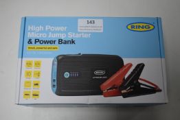 *Ring High Power Micro Jump Starter and Power Bank