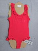 Seafolly Red One Piece Swimsuit Size: 3T