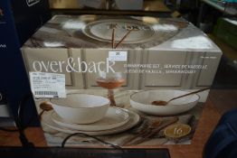 *Over & Back Dinnerware Set