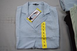 *Hilary Radley Light Blue Short Sleeve Top Size: S