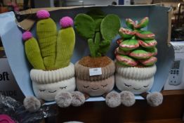 *Three Soft Toy Cactus