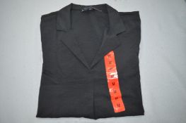 *Hilary Radley Black Short Sleeve Top Size: M