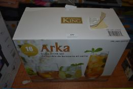 *Crystal King Arca Glassware