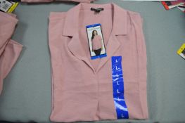 *Hilary Radley Pink Short Sleeve Top Size: L