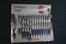 *Zebra Ballpoint Pen Set