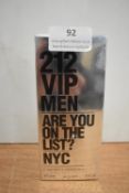 *Carolina Herrera 212 VIP Eau de Toilette 100ml (sealed packaging)