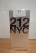 *Carolina Herrera 212 NYC Eau de Toilette 100ml (sealed packaging)
