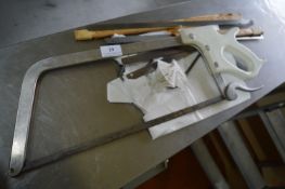 *Butchers Saw with Spare Blades