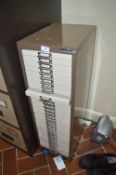 *Bisley Coffee & Cream Thirty Drawer Filing Unit