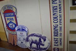 *Four Butchers Signs