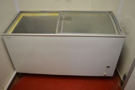 *Tefcold Glass Topped Freezer 61”x25”x36” (AF)