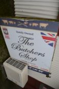 *Freestanding A-Frame Sign “The Butchers Shop”