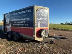 *Ifor Williams Box Trailer with Drop Down Ramp & Jockey Door Circa 2015