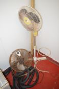*Pedestal Fan and a Floor Fan