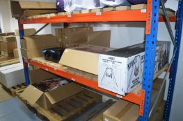 *One Bay of Medium Duty Pallet Racking 230x110cm x 200cm tall Comprising Two Uprights and Four Beams
