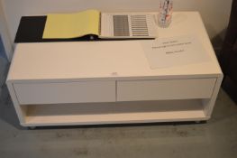 *White Two Drawer Unit