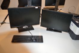 *Dell Desktop PC, Two Monitors and Mouse