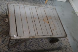 *Upcycled Rail Trolley Coffee Table