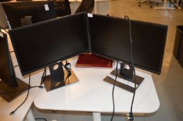 *Two Dell Monitors