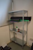 *Four Tier Galvanised Shelving 100x43cm x 193cm tall