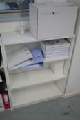 *White Three Tier Storage Shelf