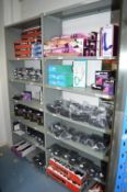 *Two Bays of Grey Steel Boltless Shelving 90x30cm x 220cm tall (contents not included, collection by