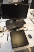 *Dell Desktop PC with Monitor, Keyboard, and Mouse