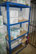 *Bay of Blue Adjustable Shelving with Board Shelves 90x45cm x 180cm tall (contents not included,