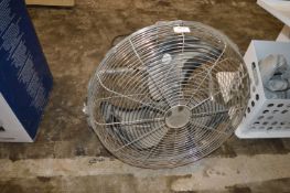 *Carlton Floor Standing Chrome Fan