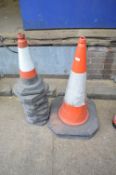 *Two Big Foot Cones and Eight Standard Cones