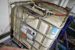 *1000L IBC Container (contains heater fluid dregs, collection by appointment)