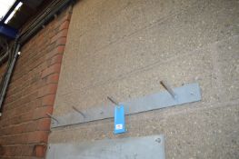 *Wall Mounted Four Prong Chain Rack (buyer to remove)