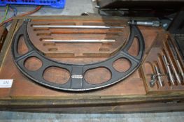 *Starrett External Micrometer 6”-12” with Set Bars