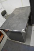 *Metal Desk with Three Drawers 137x77cm x 78cm tall