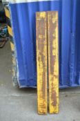 *Pair of Forklift Extensions 6”x3” x 5ft long