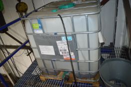 *1000L IBC Container (contains heater fluid dregs, collection by appointment)