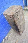 *Wooden Sleeper Block 11”x11.5” x 31.5” Long