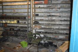 *Contents of Room to Include Various Wood Moulds, Fixings, Filters, Racking, etc.