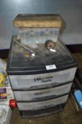 *Plastic Storage Drawers and Contents