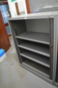 *Metal Storage Cabinet with Tabour Doors 100x45cm x 132cm tall