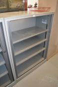*Metal Storage Cabinet with Tabour Doors 100x45cm x 132cm tall