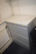 *Three Drawer Filing Cabinet (with key) 80x49cm x 104cm