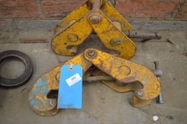*Pair of Yellow Beam Clamps