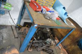 *Metal Workbench 132x87cm x 95cm tall