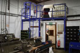 *Section of Mezzanine Flooring with Ladder and Handrails (buyer to remove, collection by