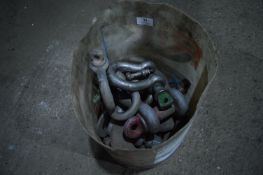 *Tub Containing Hook and Shackles