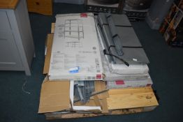 *Assorted Metal Shelving Racking (incomplete, salv