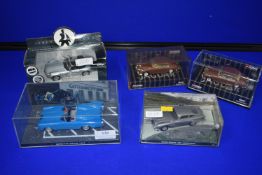 James Bond and Batman Diecast Model Cars